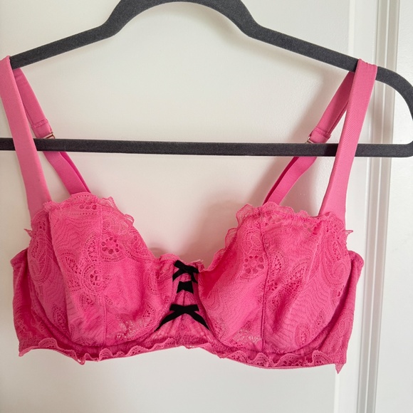 Cacique Pink Unlined Balconette 38DD - Picture 2 of 11